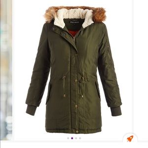 Steve Madden Olive coat
